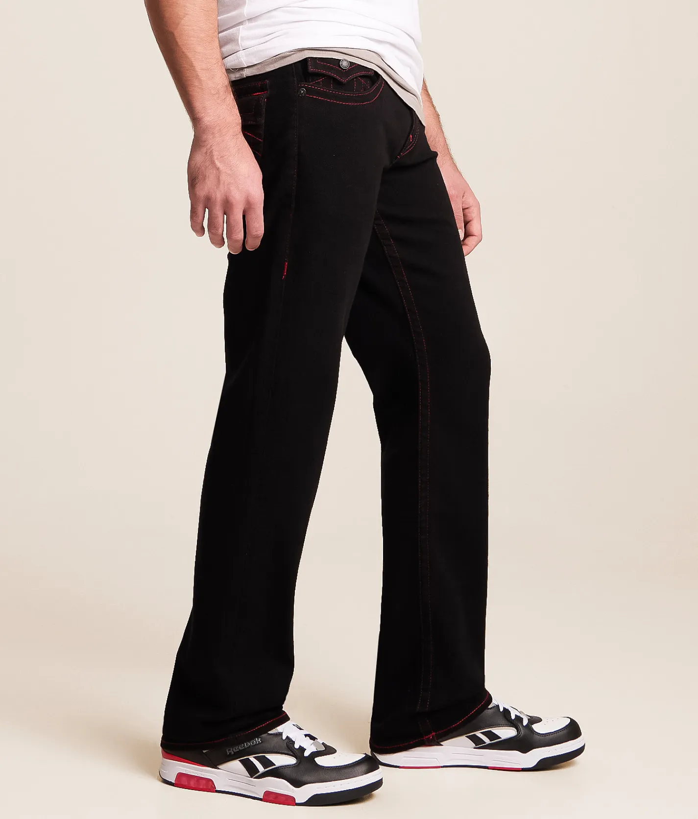 Bottoms|Jeans | True Religion Ricky Relaxed Straight Jean 2SB Black