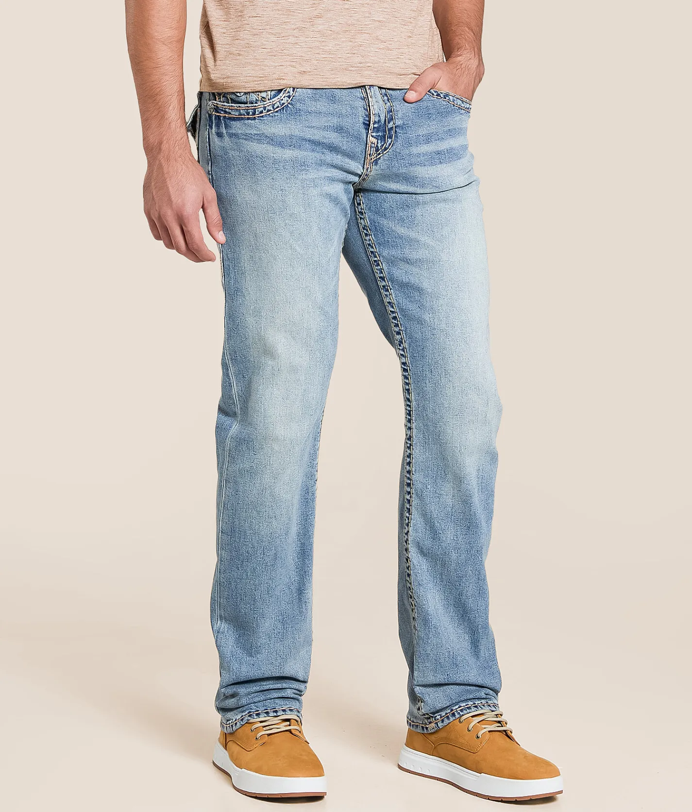 True Religion Ricky Relaxed Straight Stretch Jean Alley Loop Light Wash Online