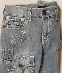 Jeans | True Religion Ricky Relaxed Straight Stretch Jean Grendal Light Wash