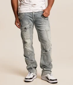 Jeans | True Religion Ricky Relaxed Straight Stretch Jean Grendal Light Wash