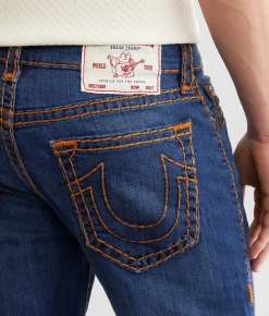 Sale Jeans|Bottoms | True Religion Ricky Relaxed Straight Stretch Jean Diver Dark Wash