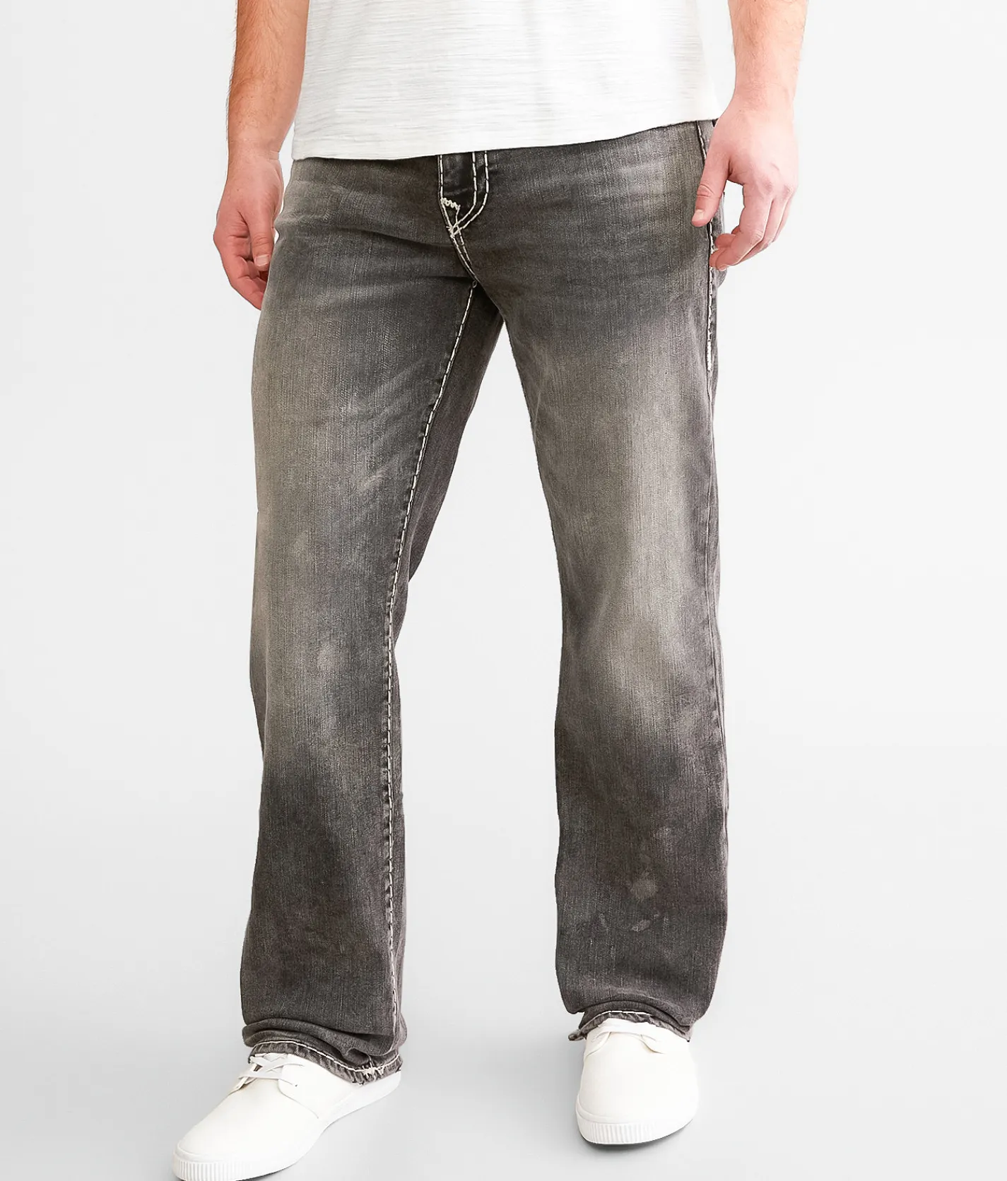 Bottoms|Jeans | True Religion Ricky Relaxed Straight Stretch Jean Greymouth