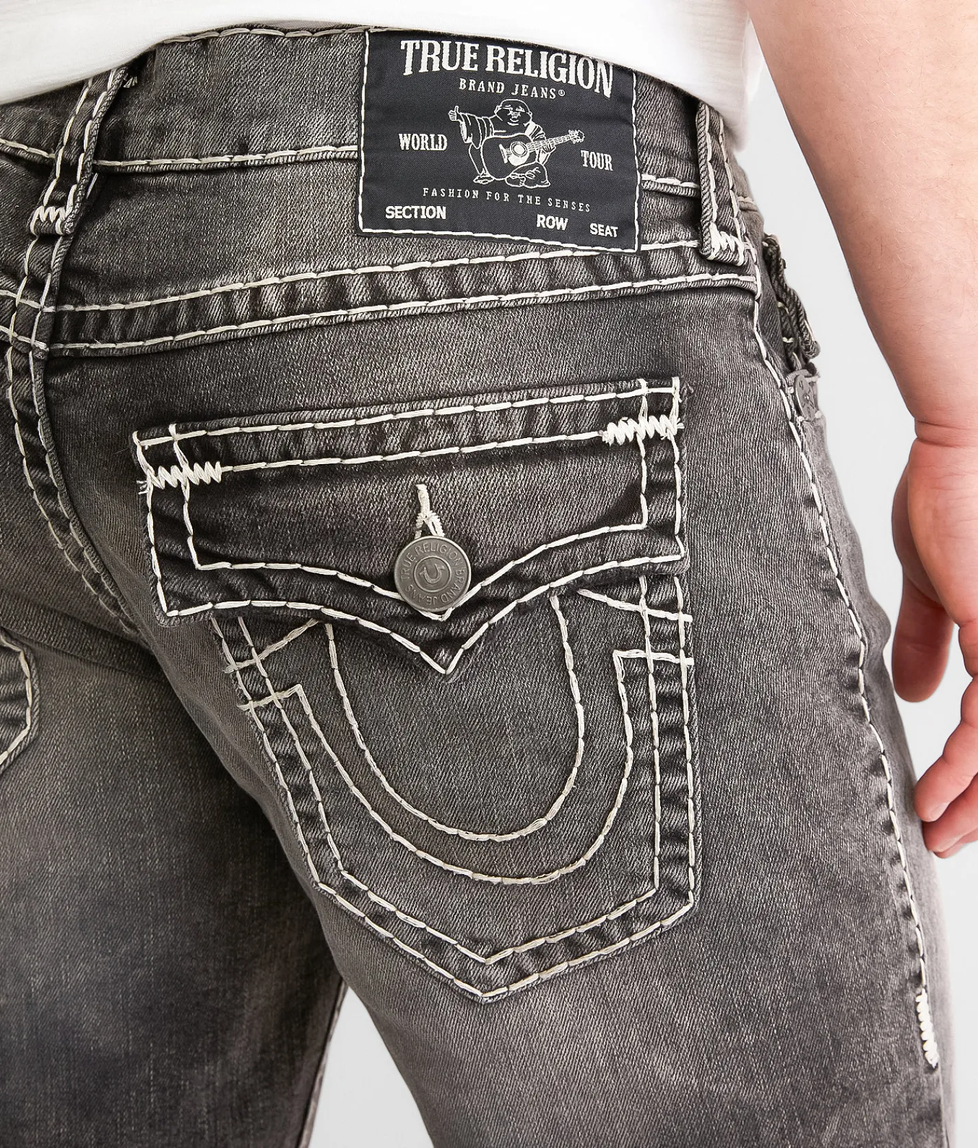 Bottoms|Jeans | True Religion Ricky Relaxed Straight Stretch Jean Greymouth