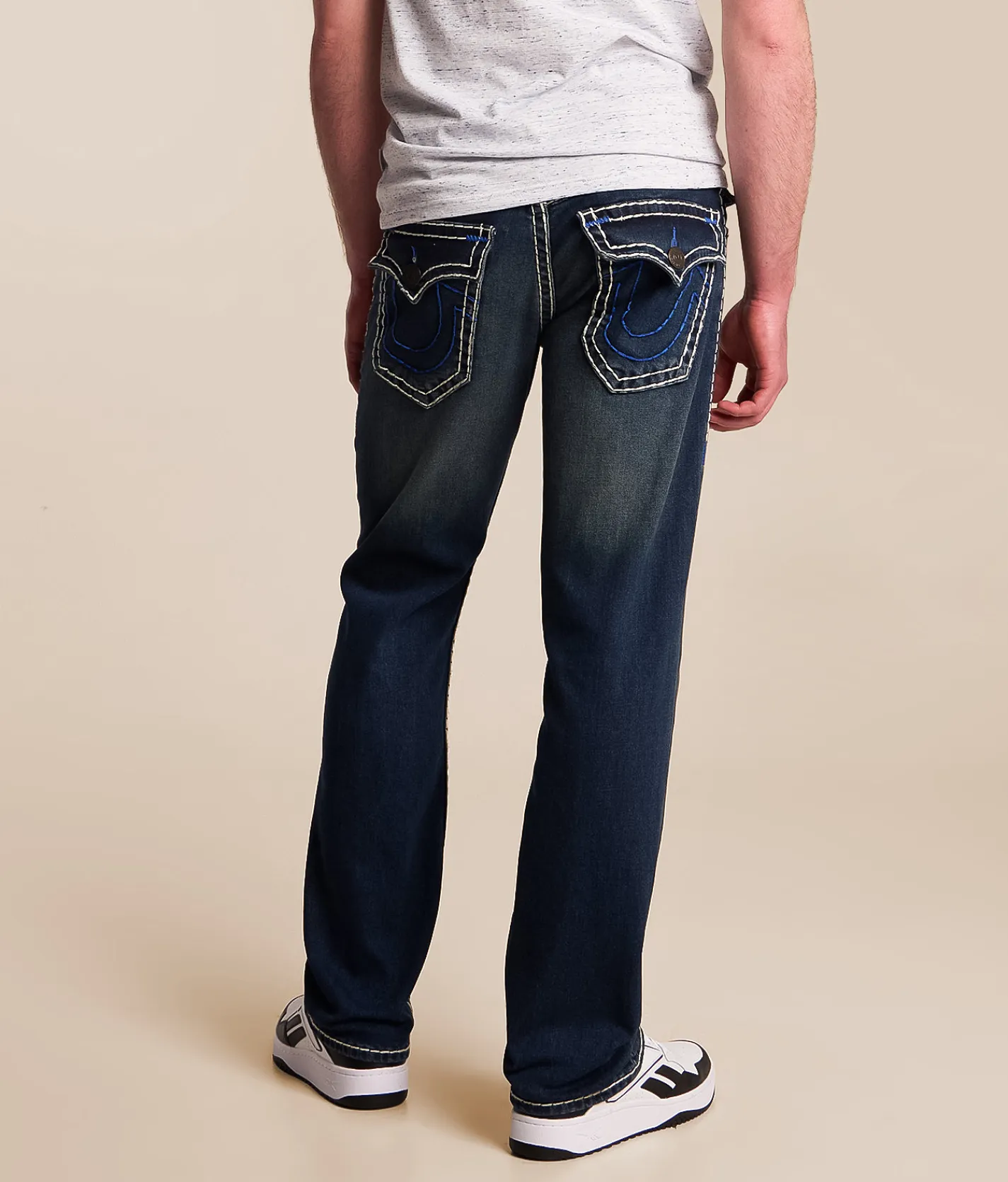 Bottoms|Jeans | True Religion Ricky Relaxed Straight Stretch Jean Riff Grunge