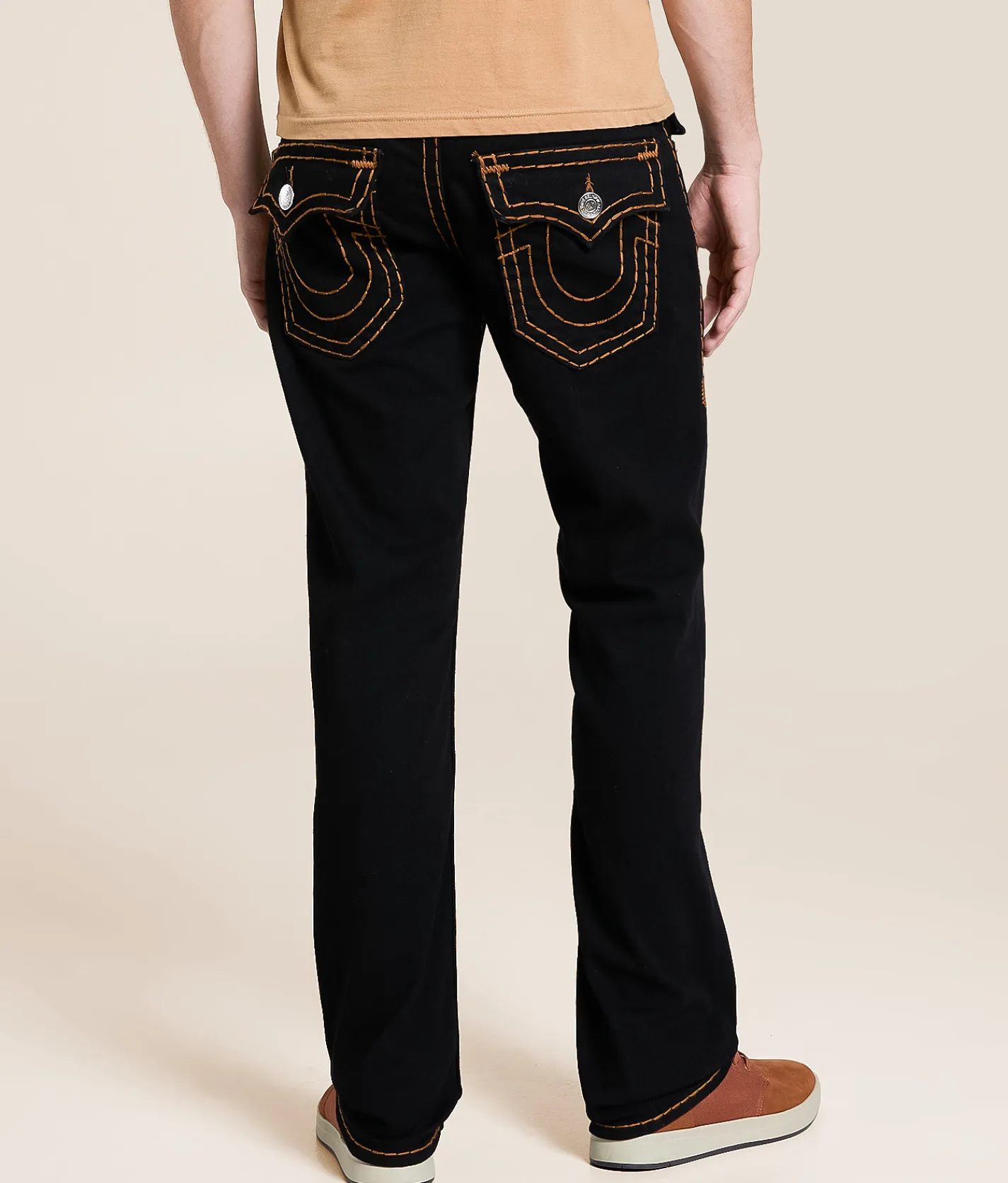 Bottoms|Jeans | True Religion Ricky Relaxed Straight Stretch Jean Black Rinse