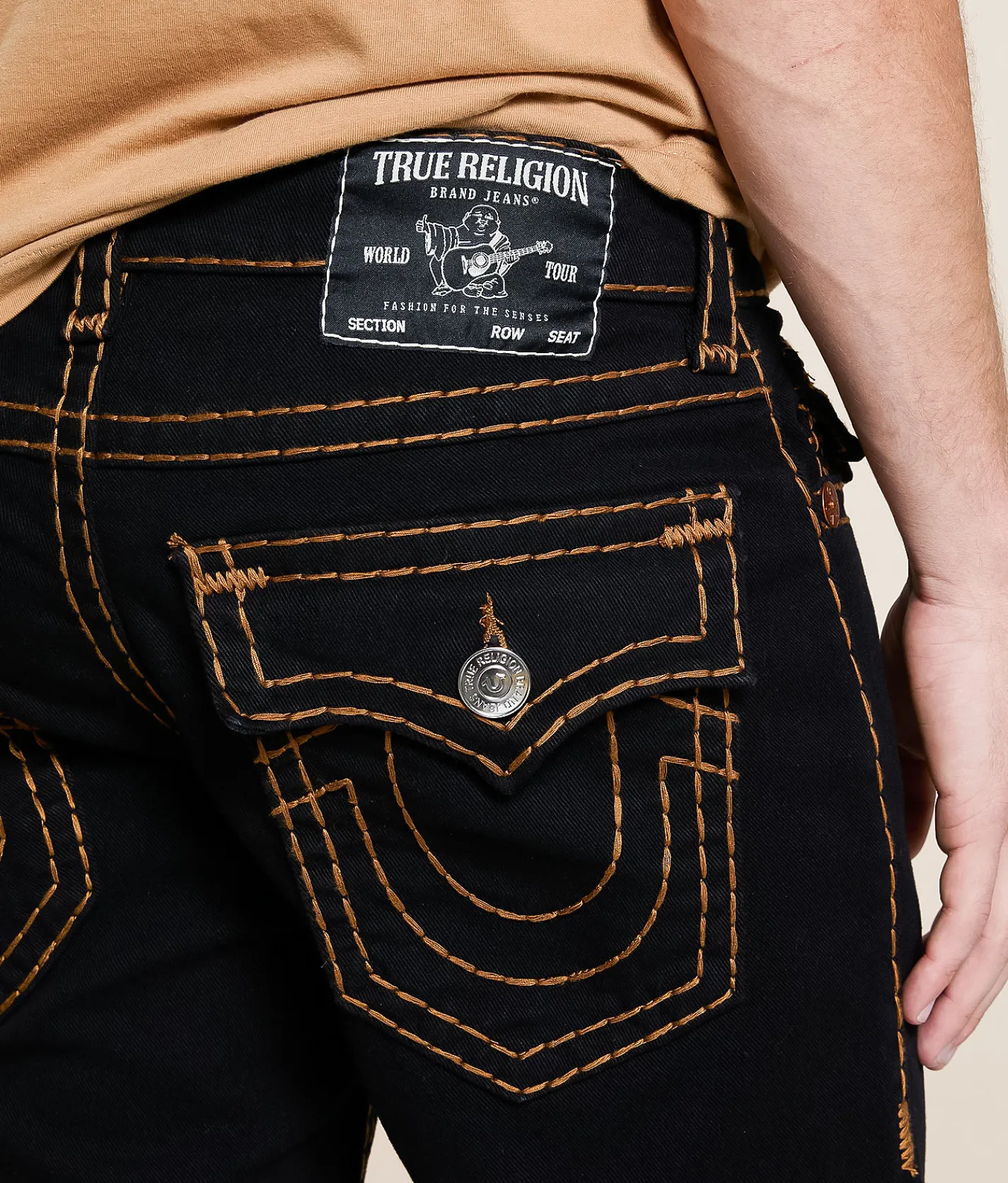 Bottoms|Jeans | True Religion Ricky Relaxed Straight Stretch Jean Black Rinse