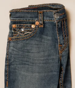 Bottoms|Jeans | True Religion Ricky Relaxed Straight Stretch Jean Sideline Raw Dark