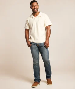 Bottoms|Jeans | True Religion Ricky Relaxed Straight Stretch Jean Sideline Raw Dark