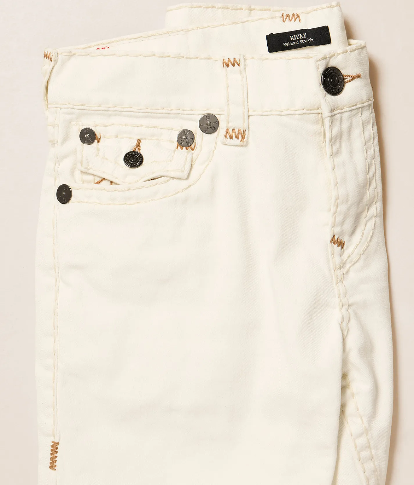True Religion Ricky Stretch Short Ecru Best