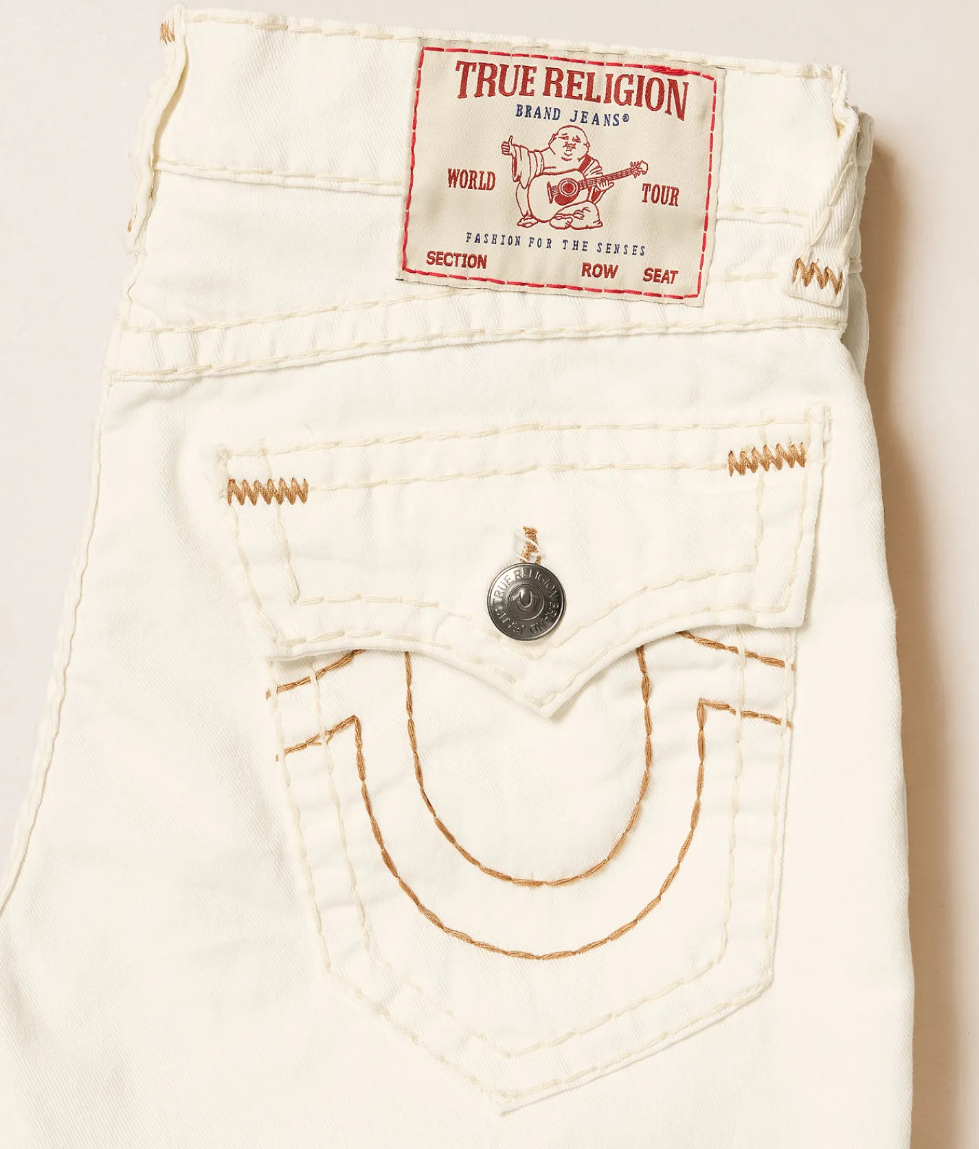 True Religion Ricky Stretch Short Ecru Best