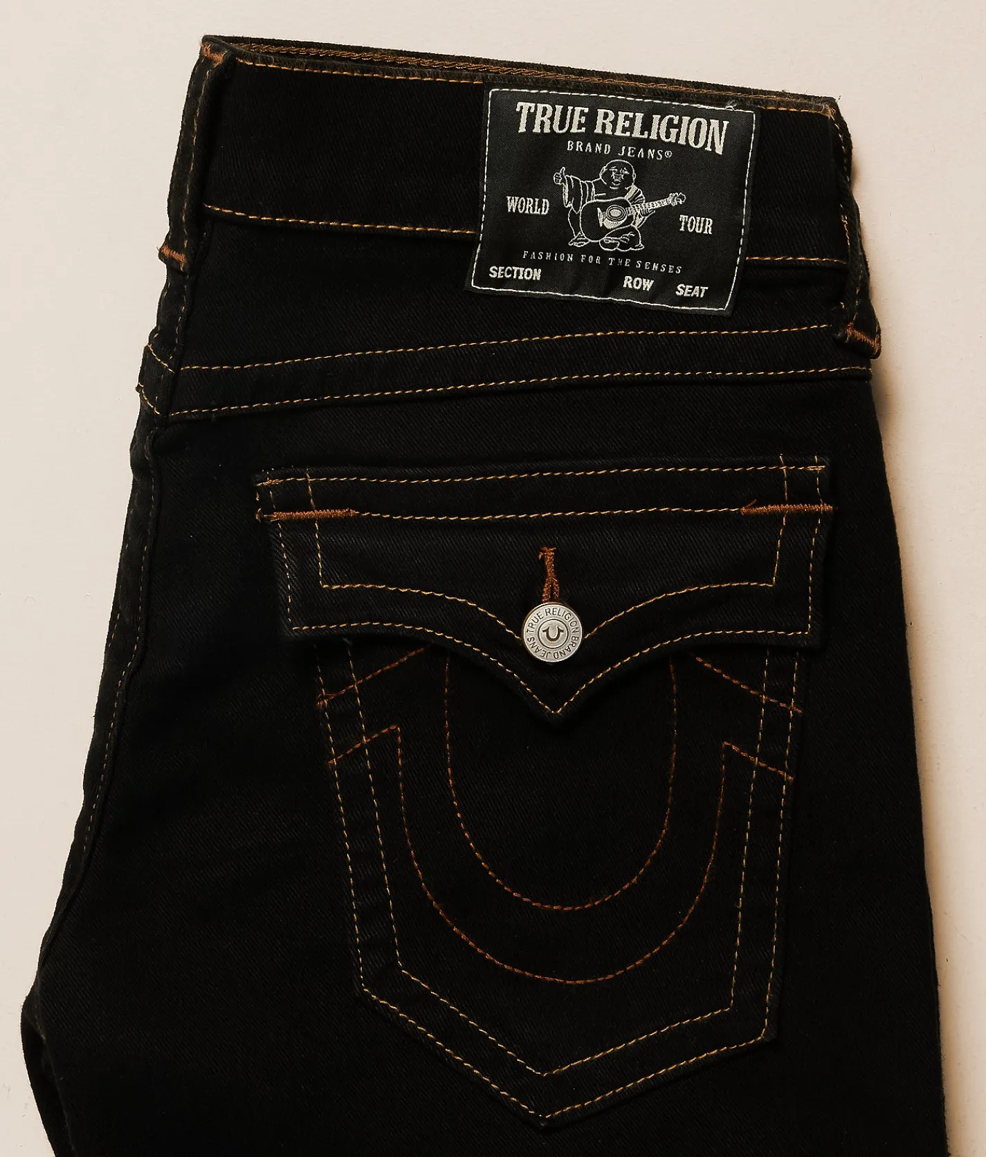 True Religion Ricky Stretch Short Black Rinse Hot