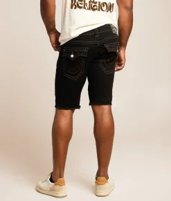 True Religion Ricky Stretch Short Black Rinse Hot