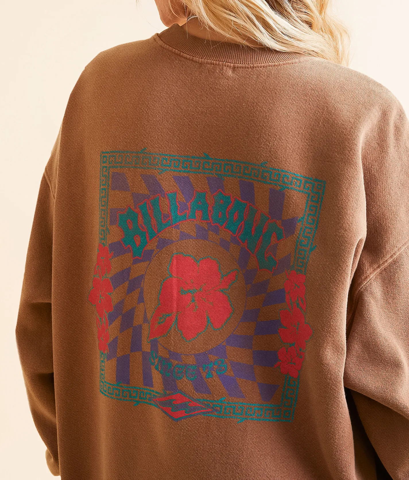 Billabong Ride In Oversized Pullover Toasted Coconut