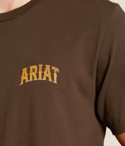 Tops|Graphic T-Shirts | Ariat Ride Like Lightning T-Shirt Demitasse