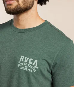 RVCA Ridge T-Shirt Balsam Green New