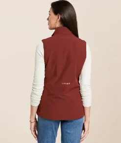Tops|Coats & Jackets | Ariat Rion Performance Stretchshell Vest Madder Brown