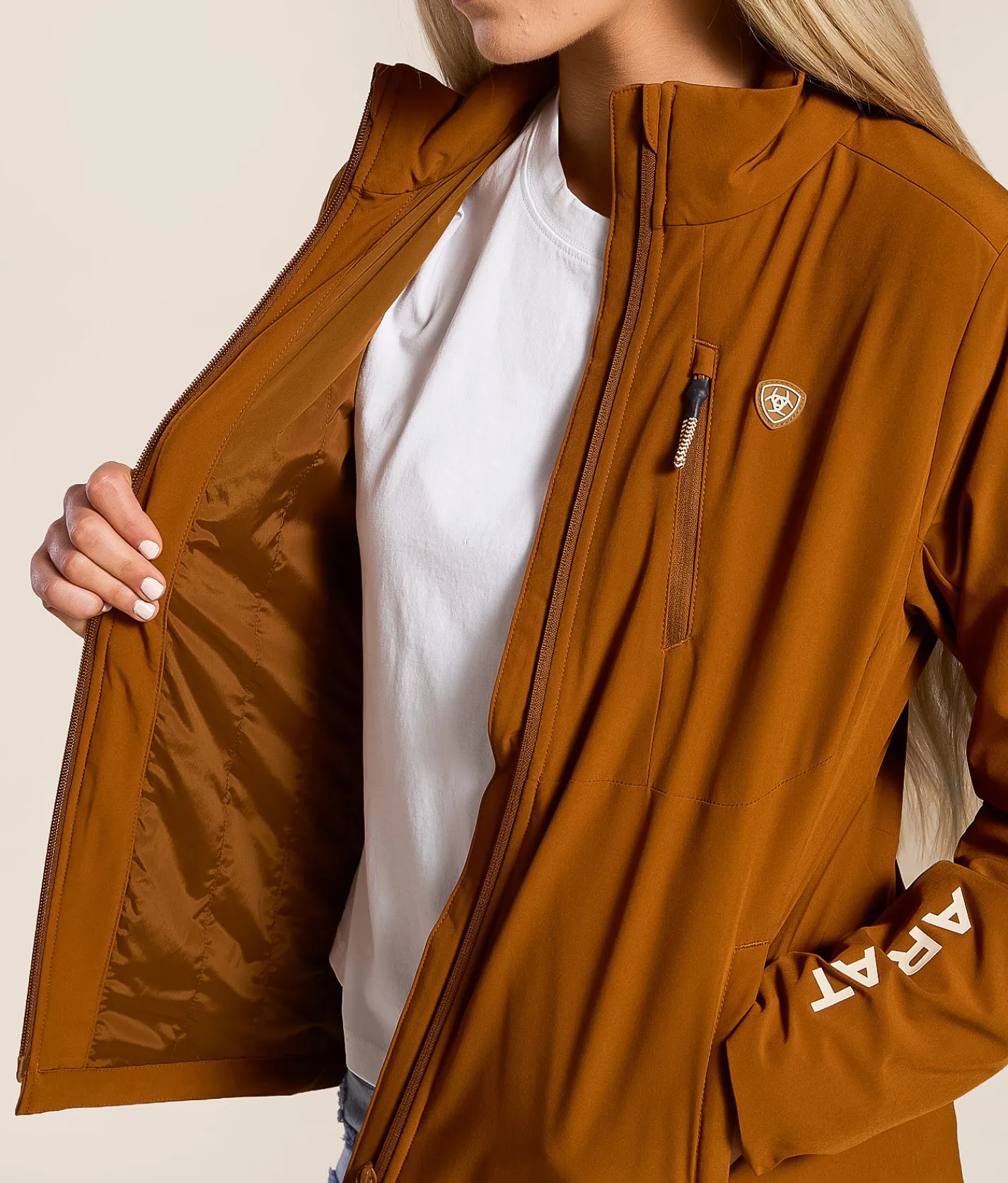 Tops|Coats & Jackets | Ariat Rion Performance Stretchshell Jacket Chesnut