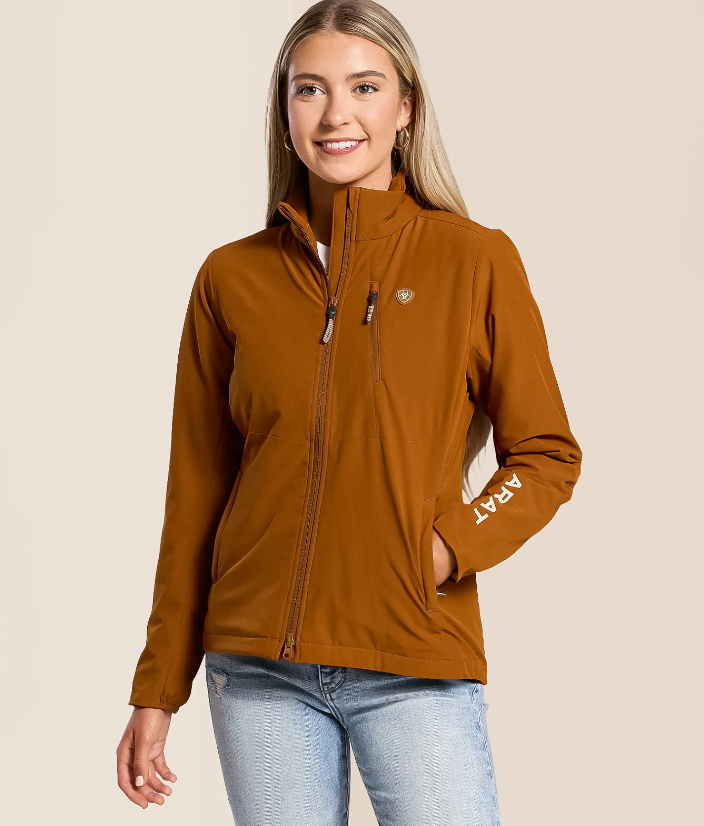 Tops|Coats & Jackets | Ariat Rion Performance Stretchshell Jacket Chesnut