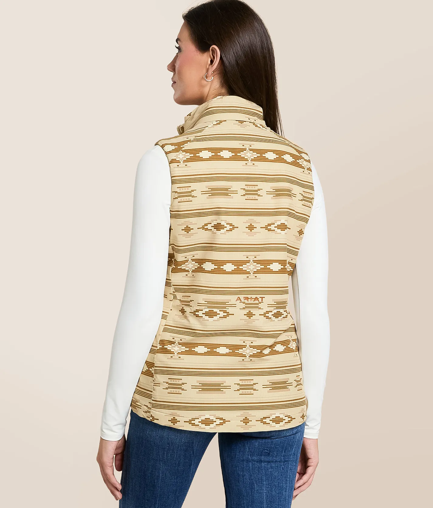 Ariat Rion Performance Stretchshell Vest Arroyo Print