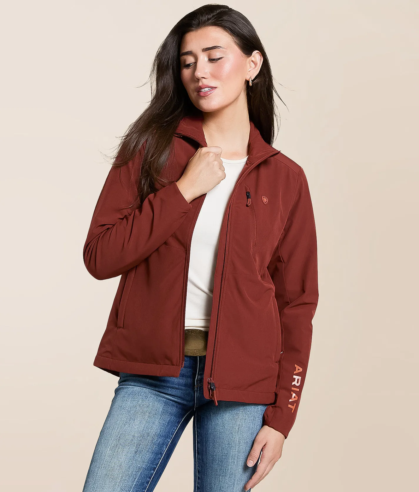Tops|Coats & Jackets | Ariat Rion Performance Stretchshell Jacket Madder Brown
