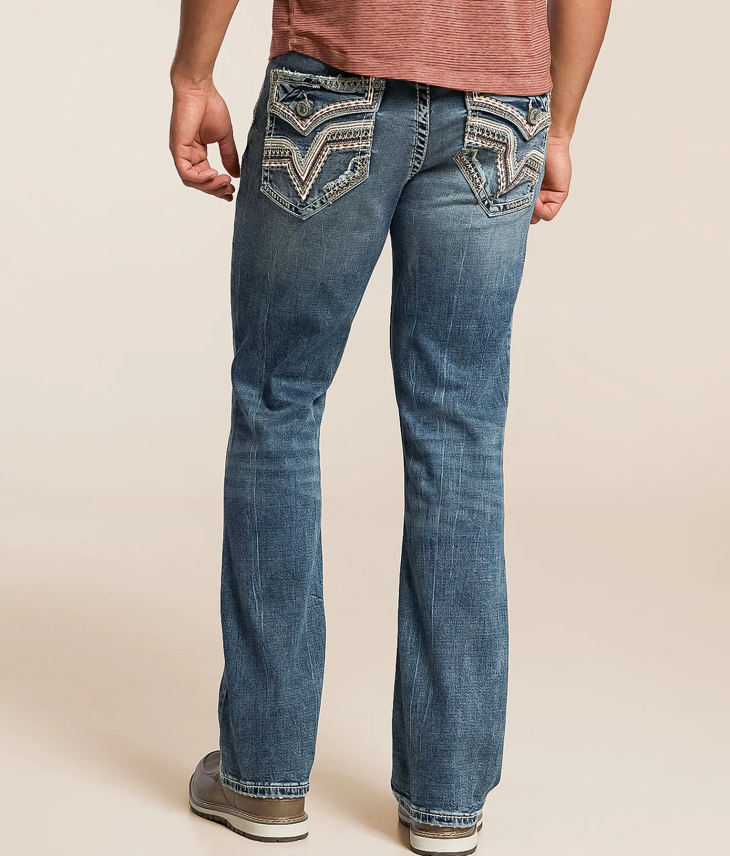 Salvage Riot Boot Stretch Jean Chrome Stout