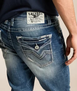 Bottoms|Jeans | Salvage Riot Taper Stretch Jean Rustic Reserve
