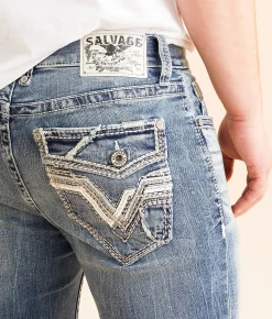 Jeans | Salvage Riot Taper Stretch Jean Ginger Lemon Radler