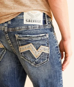 Jeans | Salvage Riot Taper Stretch Jean Red Spectra