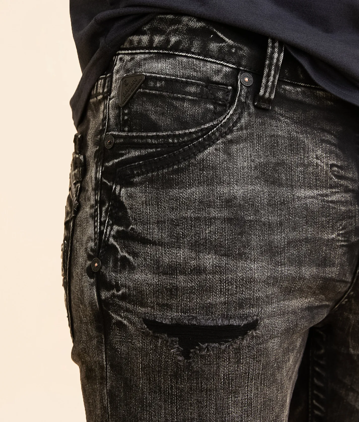 Salvage Riot Taper Stretch Jean Experimental Sale