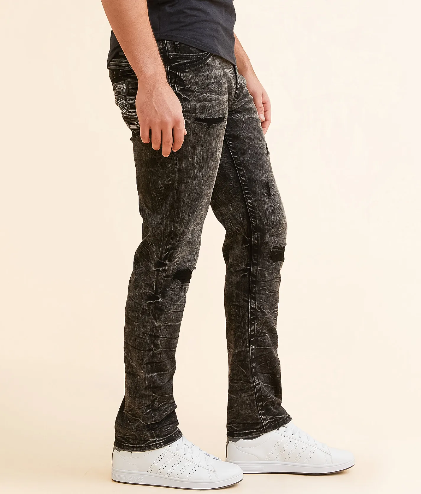 Salvage Riot Taper Stretch Jean Experimental Sale