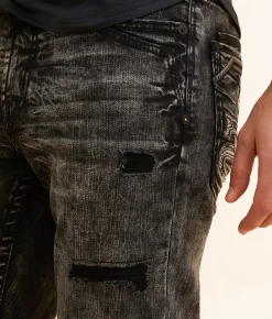Salvage Riot Taper Stretch Jean Experimental Sale