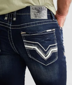 Salvage Riot Taper Stretch Jean Highland Best