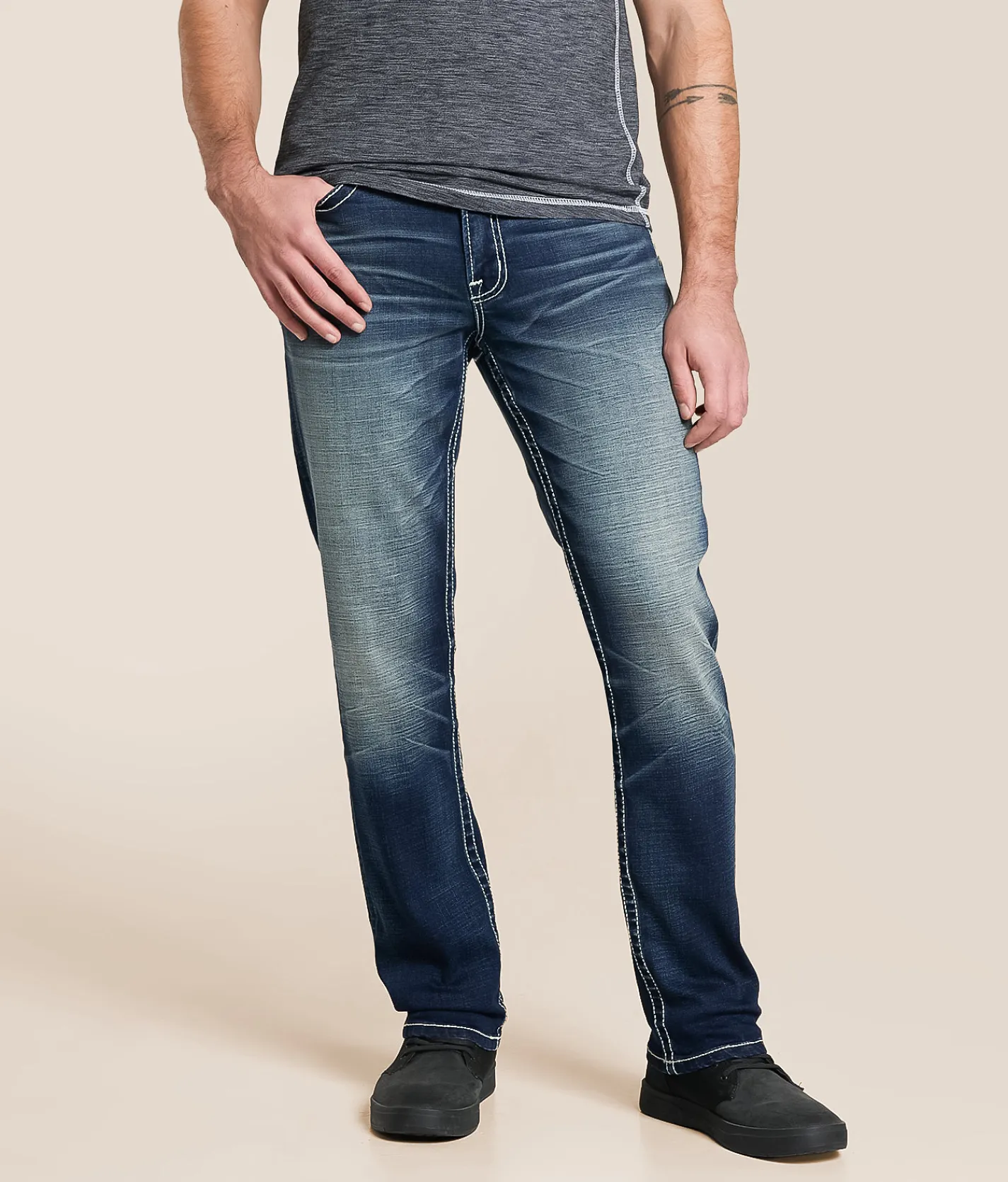 Salvage Riot Taper Stretch Jean Christmas Ale Sale