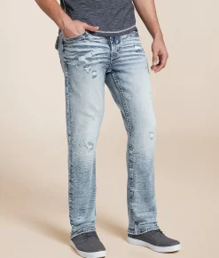 Bottoms | Salvage Riot Taper Stretch Jean Black Hole