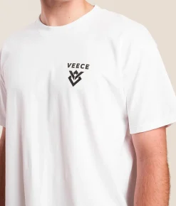Veece Ripple Fade T-Shirt White Sale
