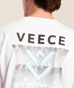 Veece Ripple Fade T-Shirt White Sale
