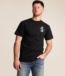 Ripple Junction Ripple Junciton® Shelby Cobra Repeat T-Shirt Black Discount