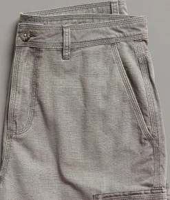 BKE Ripstop Athletic Cargo Short Grey Best