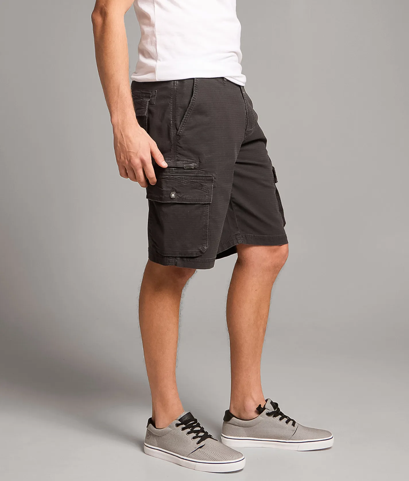 Shorts | BKE Ripstop Athletic Cargo Stretch Short Clever Crows