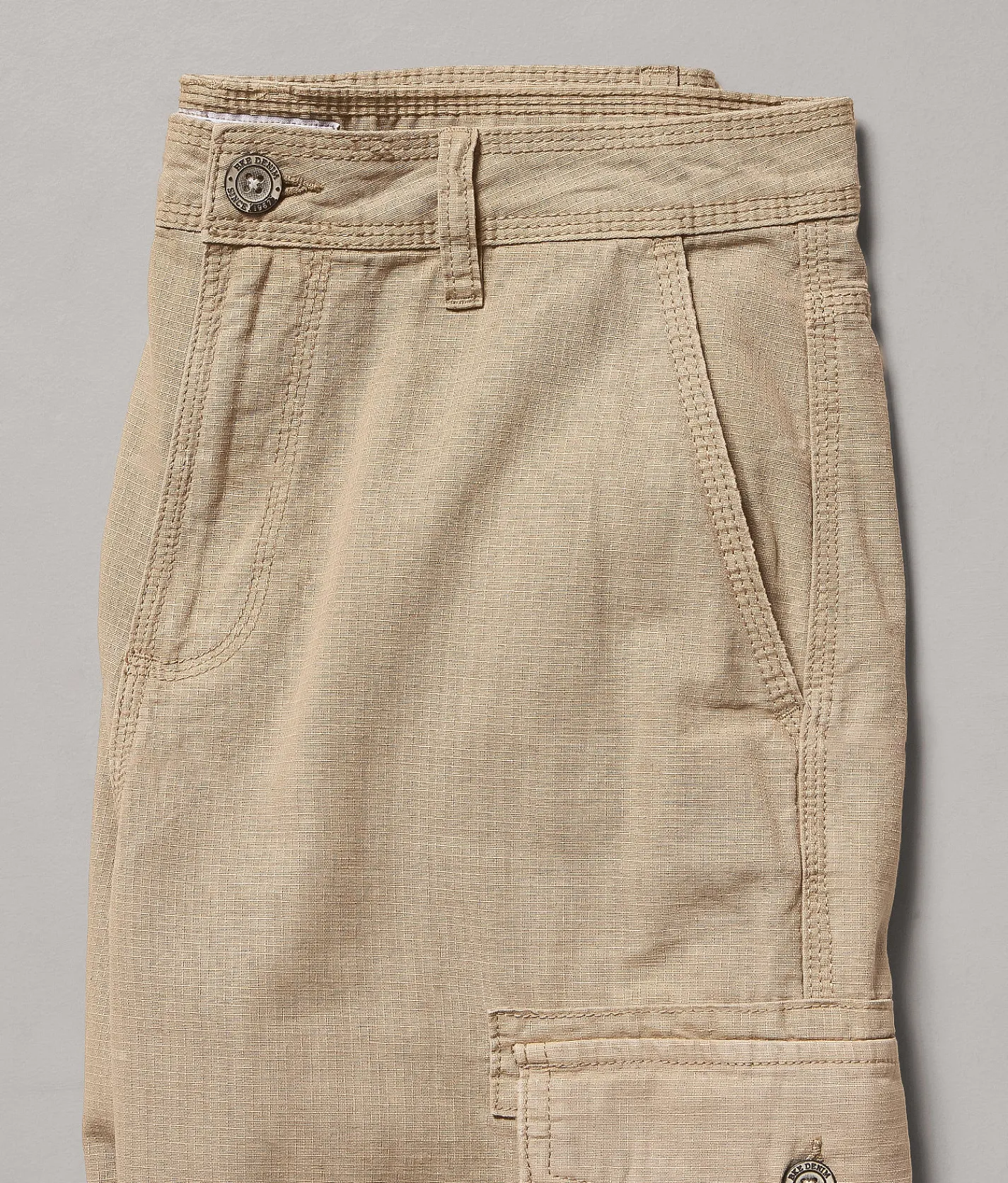 BKE Ripstop Standard Cargo Short Seneca Rock Clearance