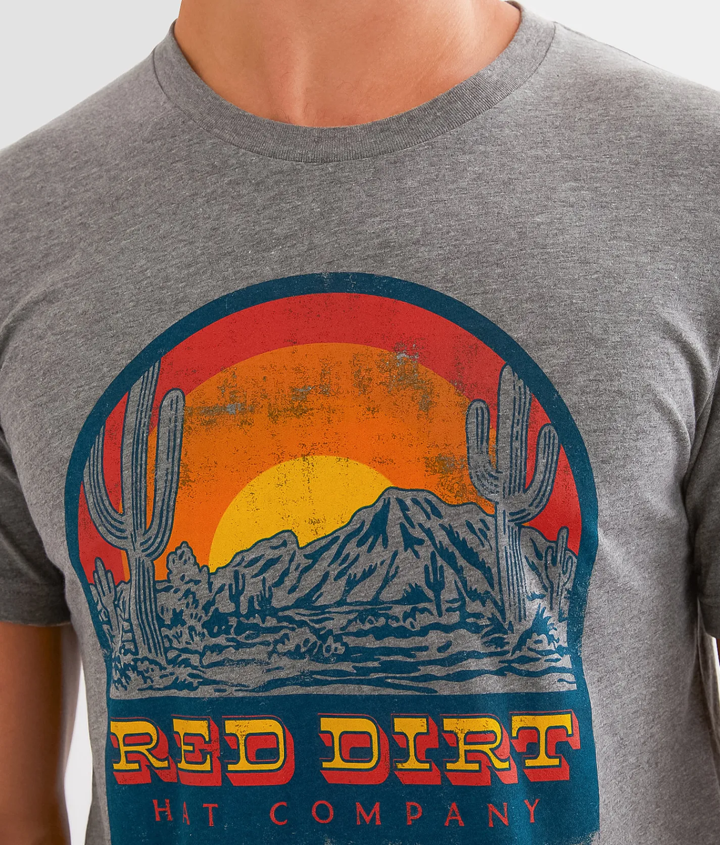 Red Dirt Hat Co. Rise N Shine T-Shirt Deep Heather Best