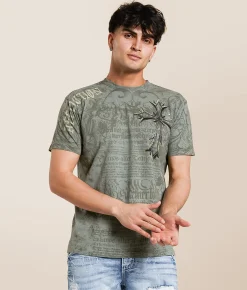 Affliction Rising Passage T-Shirt Mulled Basil Discount