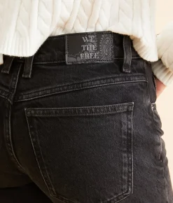Free People Risk Taker High Rise Straight Stretch Jean Main Squeeze New