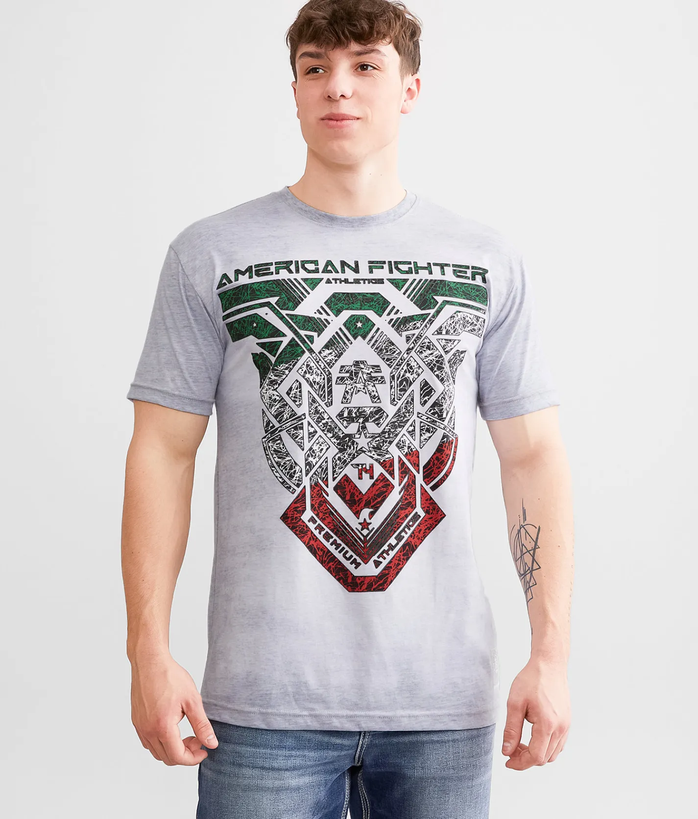 American Fighter Riverview T-Shirt White New
