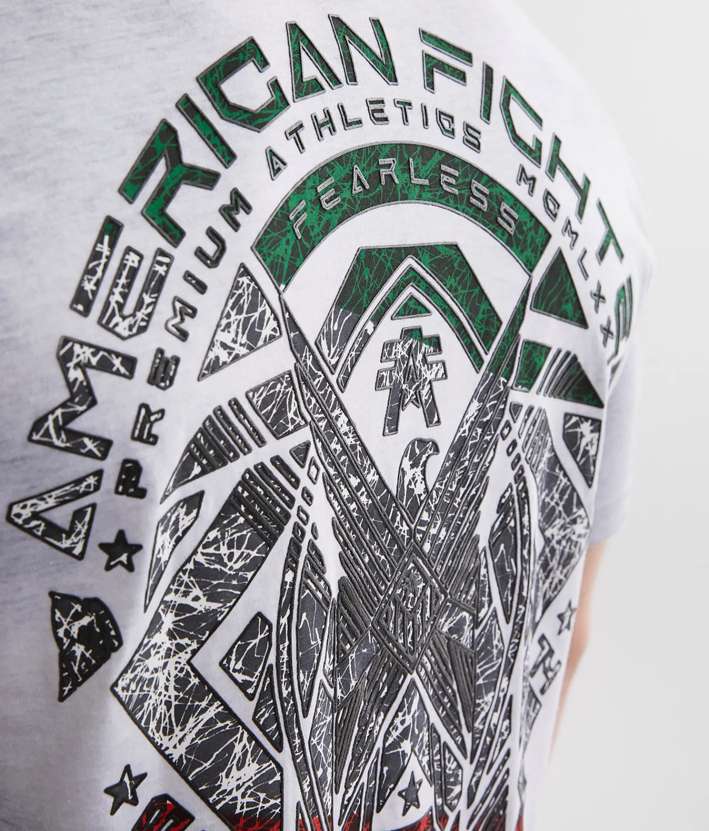 American Fighter Riverview T-Shirt White New