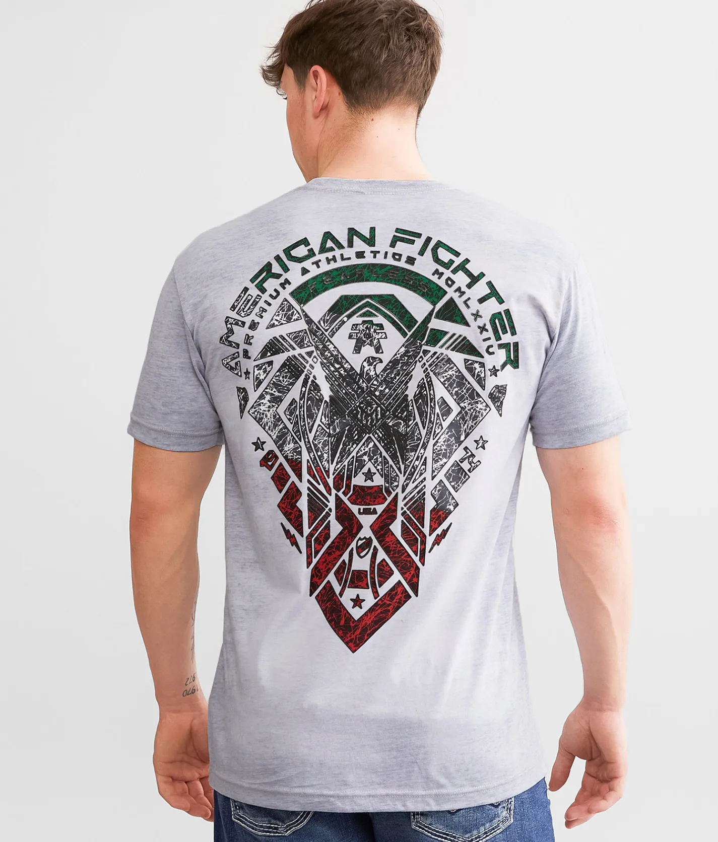 American Fighter Riverview T-Shirt White New