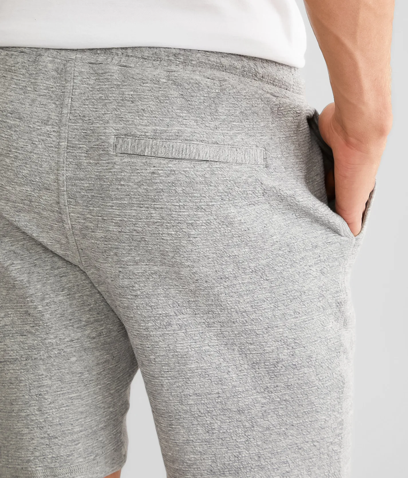 Bottoms|Shorts | BKE River Wash Knit Short Grey Heather