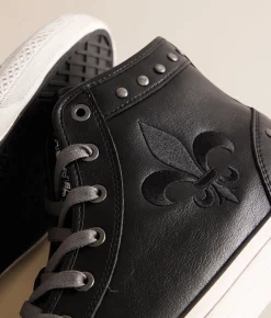 Rock Revival Roadie Leather Sneaker Black Hot