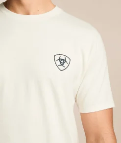 Tops|Graphic T-Shirts | Ariat Road Less Traveled T-Shirt Antique White