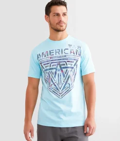 Graphic T-Shirts | American Fighter Robertson T-Shirt Powder Blue
